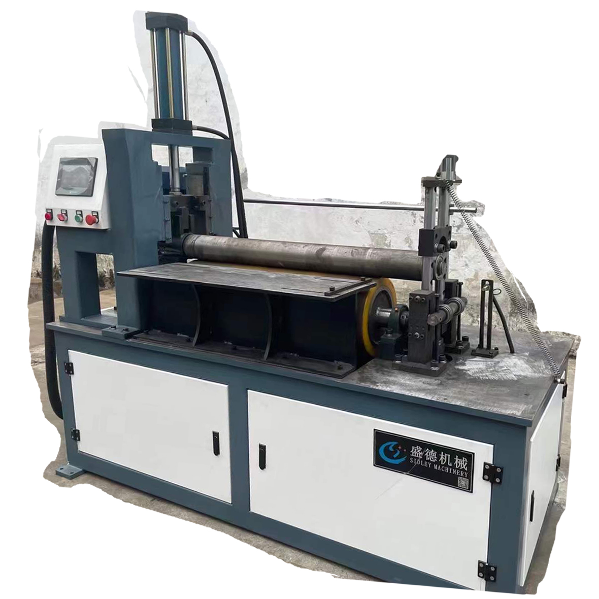 卷圓機 文丘裏(li)閥配套卷闆卷(juan)圓機 400型