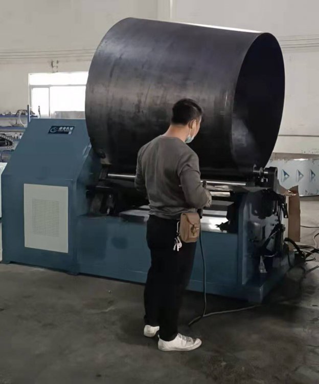 四軸數控 大直(zhí)徑自動卷闆卷(juàn)錐機