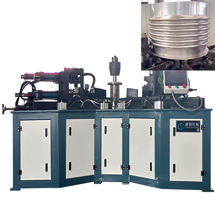 波紋管 管(guan)道 自動翻邊(bian)沖孔成型設(shè)備1300型