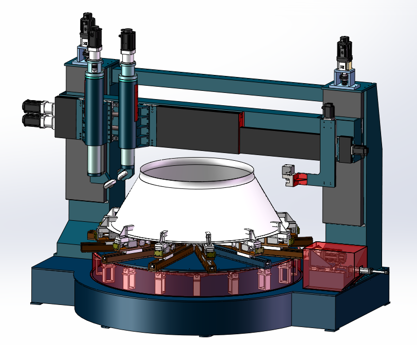 數(shu)控翻邊機(ji) 大直徑無(wu)模翻邊機(jī)